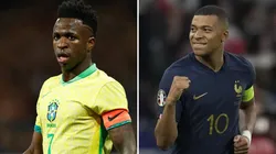 Vinícius Júnior y Kylian Mbappé.