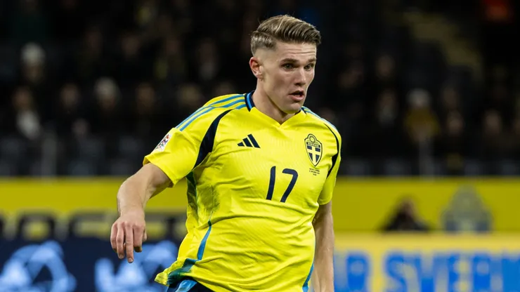 Vitkor Gyökeres,, figura de la Selección de Suecia.