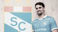 Felipe Vizeu con camiseta de Sporting Cristal.