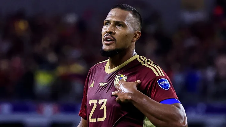 Salomón Rondón, figura y goleador de la Selección de Venezuela.
