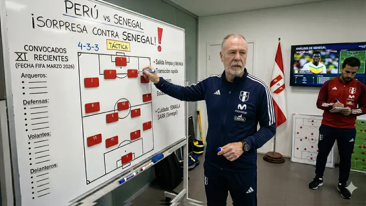 Selección Peruana sorprende con este jugador en el once titular ante Senegal.