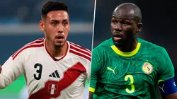 Erick Noriega, figura de Perú, y Kalidou Koulibaly, referente de Senegal.