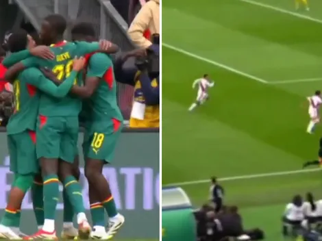 Nicolás Jackson marcó el 1-0 de Senegal tras error defensivo de Alfonso Barco y Marcos López