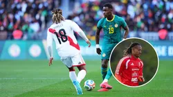 André Carrillo jugando en el amistoso entre Perú vs. Senegal.