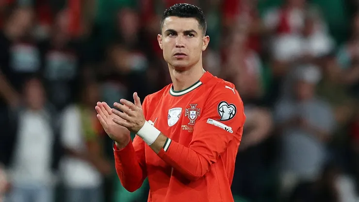 Cristiano Ronaldo con camiseta de Portugal.