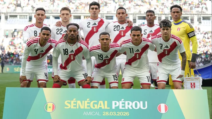 Jugadores de la Selección Peruana.