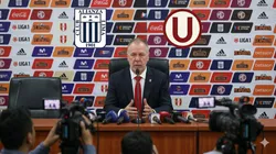 Mano Menezes le envió mensajes a Universitario y Alianza Lima previo al clásico.