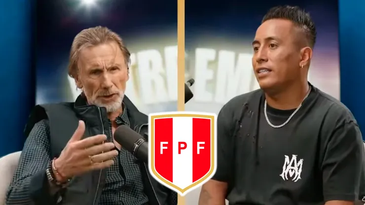 Ricardo Gareca y Christian Cueva en la Selección Peruana.