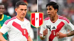 Jairo Vélez y Adrián Quiroz con la Selección Peruana.