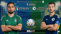 Italia y Bosnia y Herzegovina se enfrentan por un lugar en el Mundial 2026.