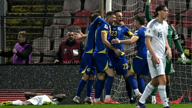 Bosnia sacó a Italia del Mundial 2026.