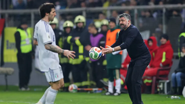 Gennaro Gattuso, DT de Italia.