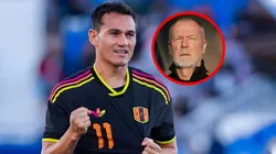 Jairo Vélez y Mano Menezes en la Selección Peruana.