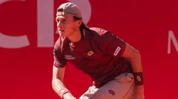 Ignacio Buse, en su último partido ante Camilo Ugo Carabelli en Marrakech.