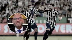 Jugadores de Alianza Lima y Mr. Peet.