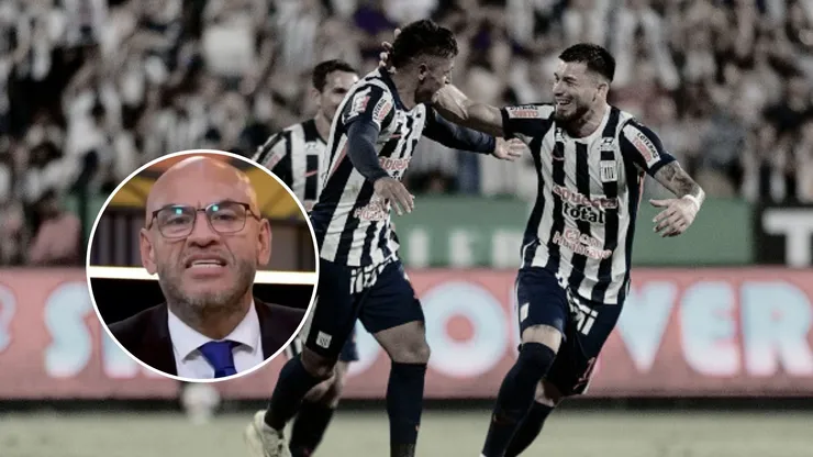 Jugadores de Alianza Lima y Mr. Peet.