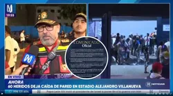 Accidente trágico en las afueras del Estadio Alejandro Villanueva.