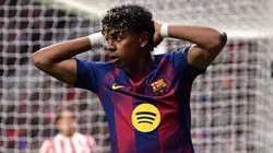 Lamine Yamal en el partido entre Atlético de Madrid vs. Barcelona por LaLiga.