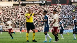 Árbitro en el Universitario vs. Alianza Lima.