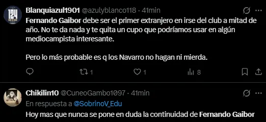 Fernando Gaibor señalado en Alianza Lima (Foto: X).