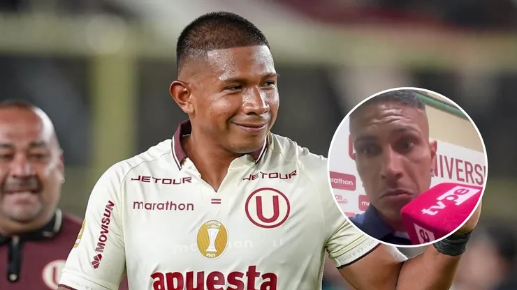Edison Flores y Paolo Guerrero.