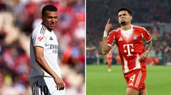 Kylian Mbappé y Luis Díaz.