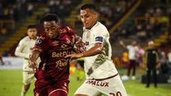 Álex Valera, en el partido entre Deportes Tolima y Universitario en Ibagué.