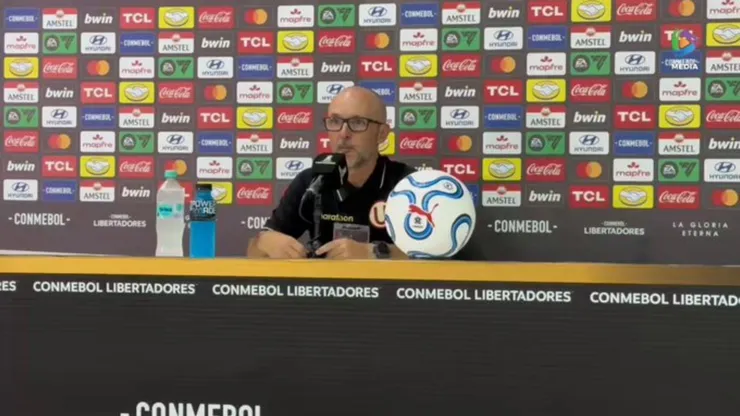 Javier Rabanal explicó el empate de Universitario ante Deportes Tolima por Copa Libertadores.