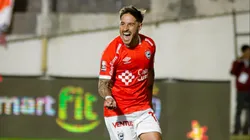 Alejandro Hohberg celebra su tanto contra ADT en la Liga 1.