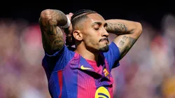 Raphinha con camiseta de FC Barcelona.