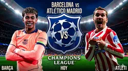 EN VIVO Barcelona vs. Atlético Madrid por la UEFA Champions League.