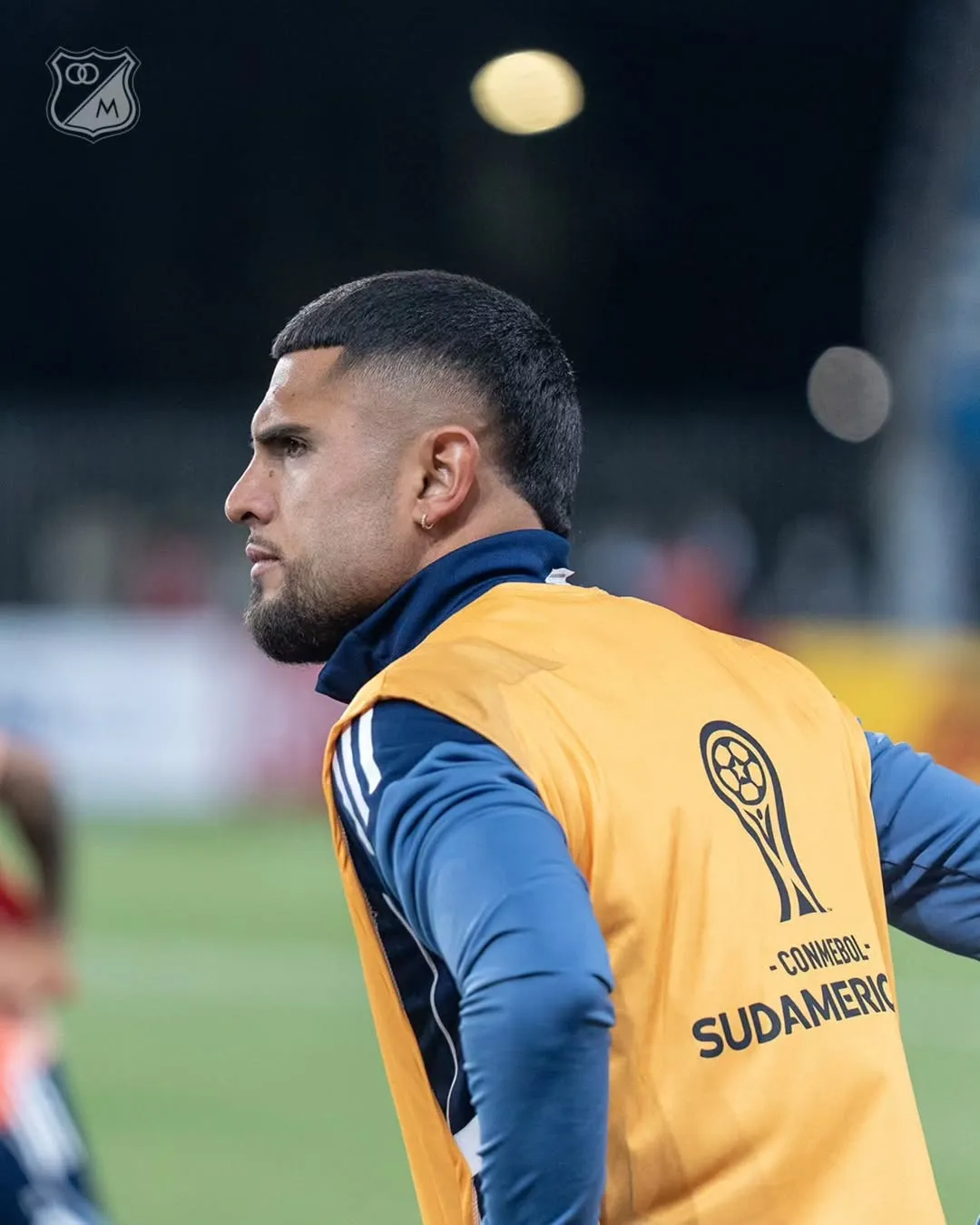 Rodrigo Ureña con Millonarios durante la Copa Sudamericana ante O’Higgins. (Foto: Copa Sudamericana)