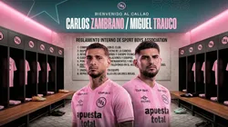 Carlos Zambrano y Miguel Trauco en Sport Boys.