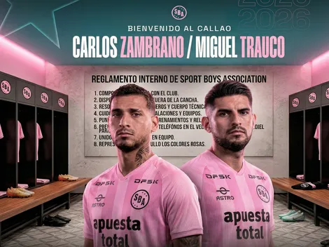 Sport Boys cambió reglas de vestuario por las llegadas de Carlos Zambrano y Miguel Trauco