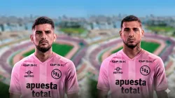 Carlos Zambrano y Miguel Trauco con camiseta de Sport Boys.