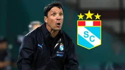 El técnico brasileño Zé Ricardo durante el partido entre Sporting Cristal vs. Cerro Porteño por la Copa Libertadores.