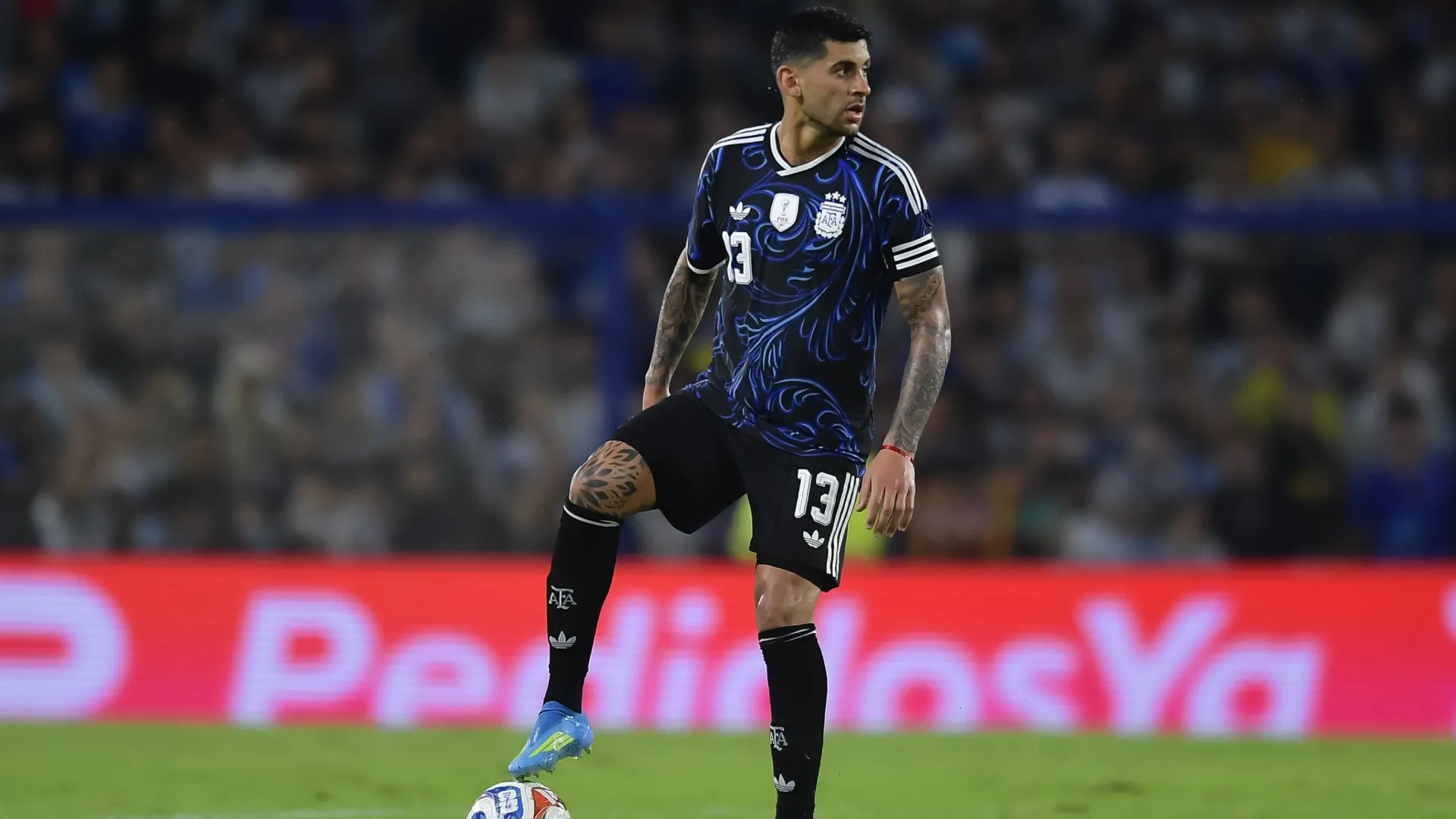 Cristian Romero, figura de la Selección Argentina (Getty Images).