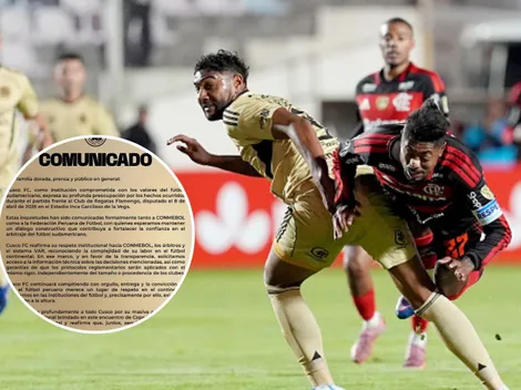 Cusco FC se pronunció tras la polémica ante Flamengo: "Inquietudes a Conmebol y a la FPF"