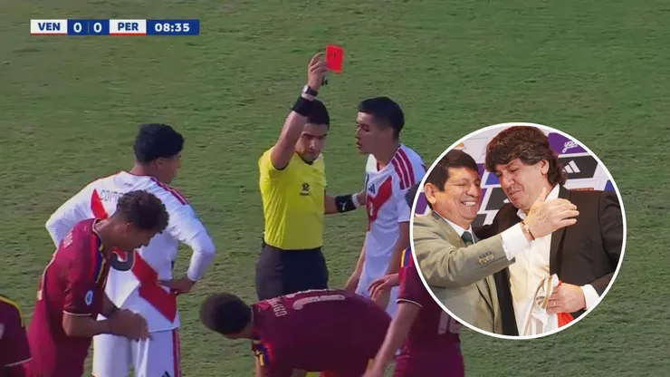 Perú Sub-17, Agustín Lozano y Jean Ferrari.