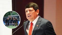 Selección Peruana Sub 17 y Agustín Lozano.