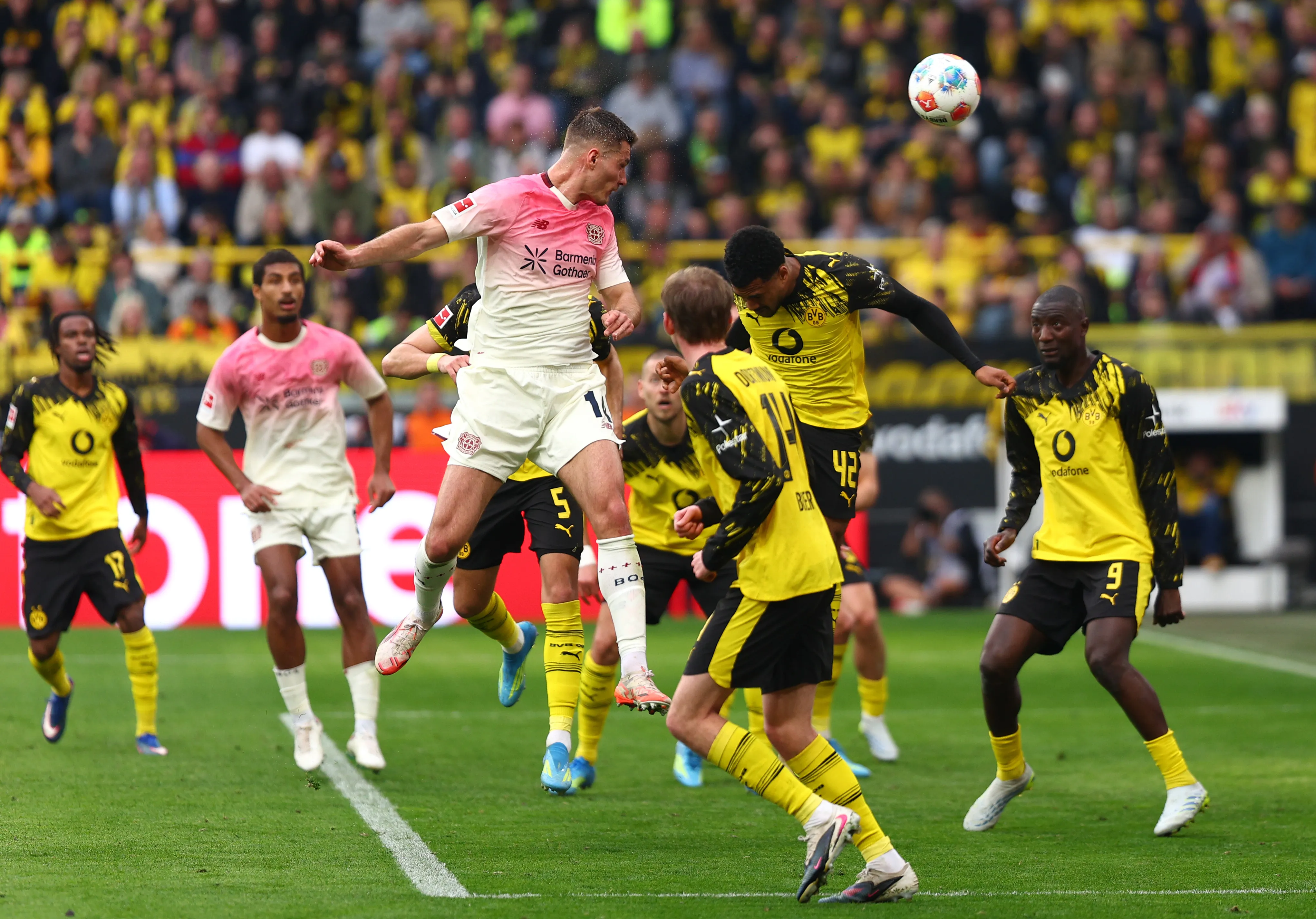 Borussia Dortmund contra Bayer Leverkusen (Foto: Getty).
