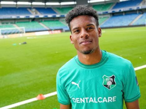 Se fue a Letonia para seguir los pasos de Joao Grimaldo, ahora la rompe con tremenda asistencia