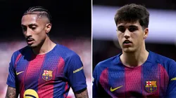 Raphinha y Pau Cubarsí.