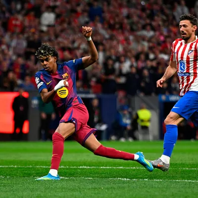 Yamal provocó error del Atlético y marcó el 1-0 para el Barcelona