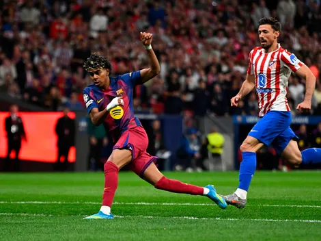 Yamal provocó error del Atlético y marcó el 1-0 para el Barcelona
