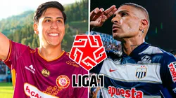 Adrián Quiroz de Los Chankas y Paolo Guerrero de Alianza Lima.