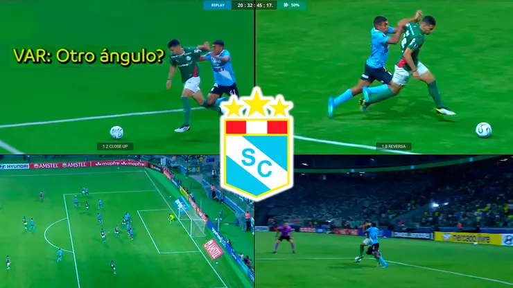 Salieron los audios del VAR del polémico penal durante el Palmeiras vs. Sporting Cristal por la Copa Libertadores.