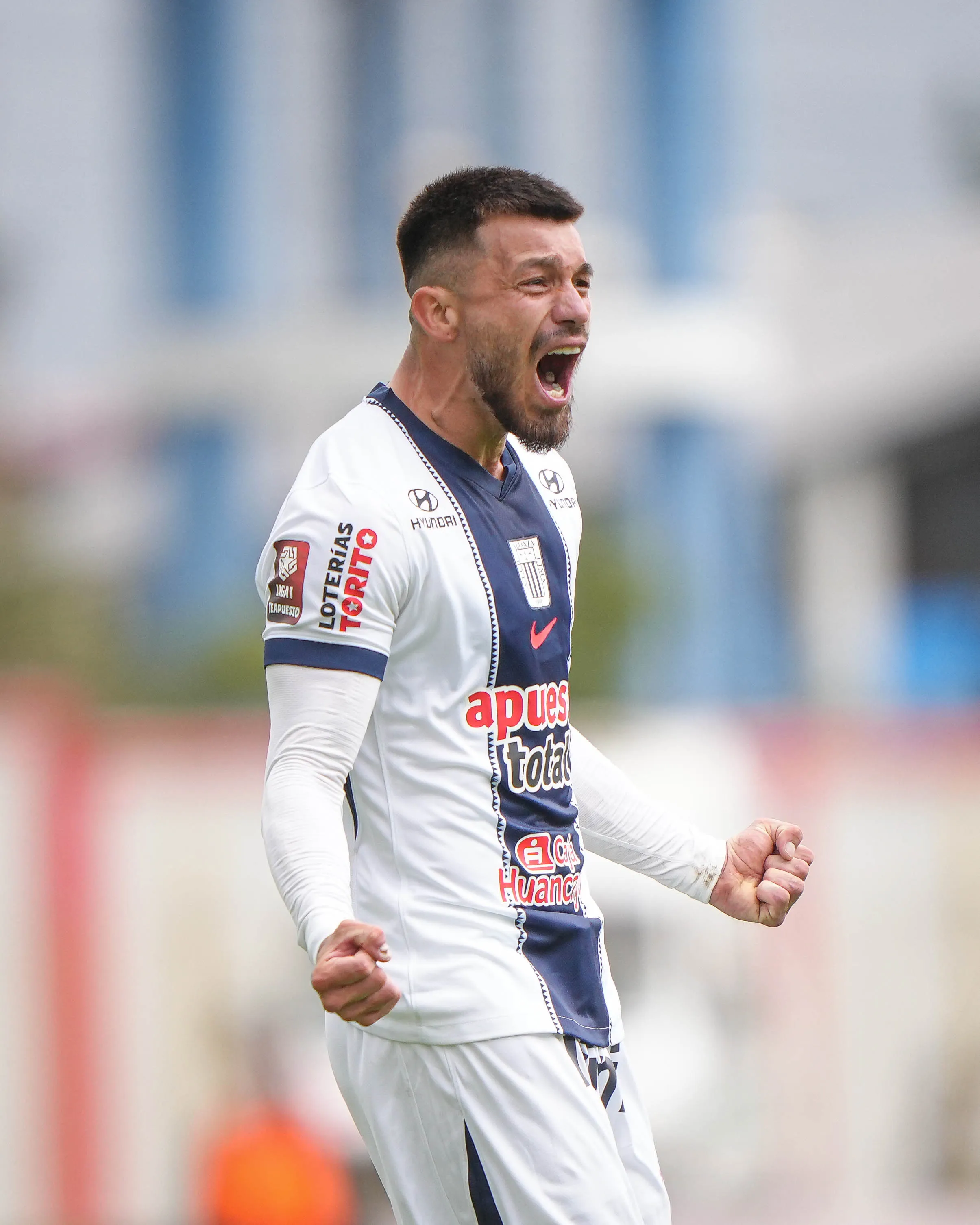 Alan Cantero festejando un gol con Alianza Lima. (Foto: Liga 1)