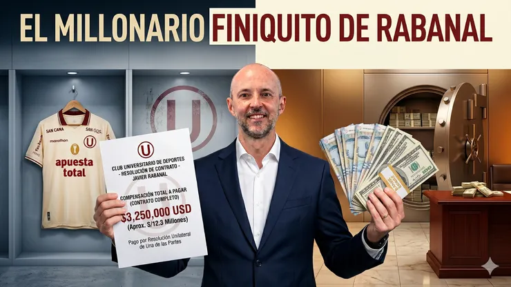 La fortuna que pagará Universitario a Javier Rabanal por despedirlo.