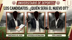 Las tres opciones que tiene Universitario para reemplazar a Javier Rabanal.